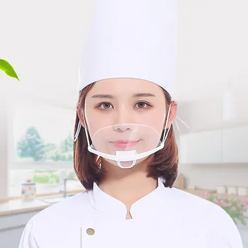 

KitchenAce 10pcs PP Restaurant Waiter Mask Anti Fog Saliva For Hotel Restaurant Chef Kitchen Cooking Mask Catering Hygiene Mask