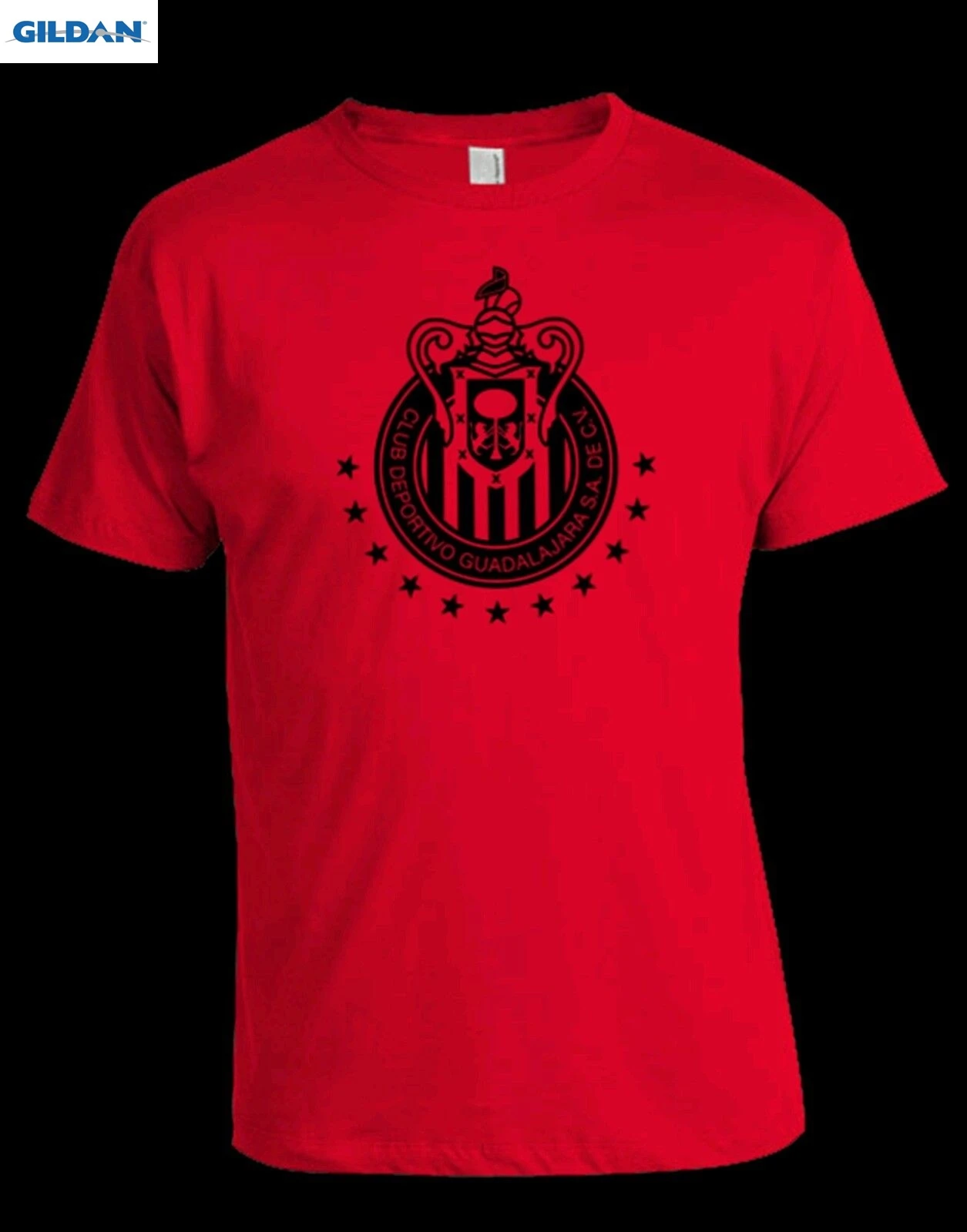 Chivas Гвадалахара Camiseta трикотажная футболка Одежда популярная с круглым вырезом