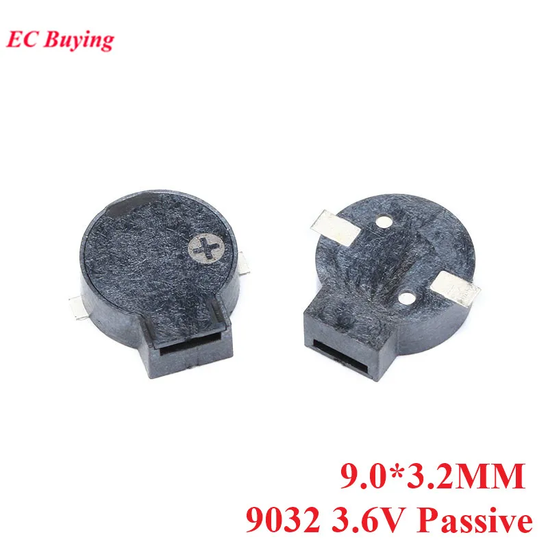 5Pcs SMD Magnetic Piezo Loudspeaker Speaker Buzzer 8630 1109 9045 9025 9018 5020 1230 9032 7525 8630 8540 Passive 9650 Active mini plug speaker piezo buzzer mini speaker electronic buzzer