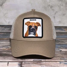 

Newest Animal knitting Great Dogs Hat All 40 Styles Mesh Baseball Cap High Quality Curved farm Trucker Hat Cap Casquette