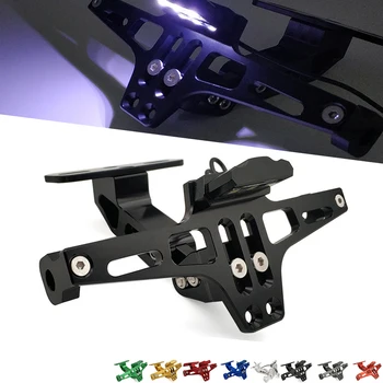 

Hot Motorcycle License Plate Holder Adjustable Rear Tail Bracket LED-light For Yamaha XTZ700 TENERE XT1200Z SUPER TENERE XT660