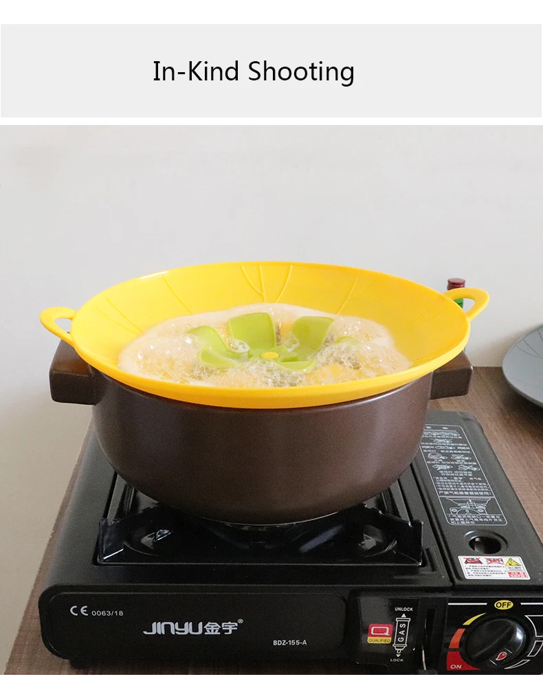 Силиконовая крышка для кастрюли, кастрюли, кухонные аксессуары, кухонные принадлежности, кухонная посуда с цветами, аксессуары для дома и кухни, гаджеты