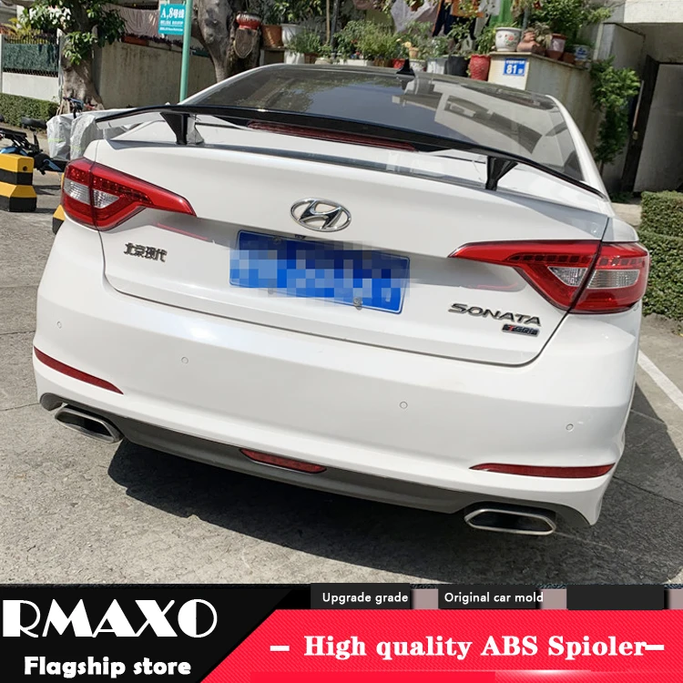 For Hyundai Sonata 9 Spoiler 2011-2017 High Quality ABS Material Car Rear Wing Primer Color | Автомобили и мотоциклы