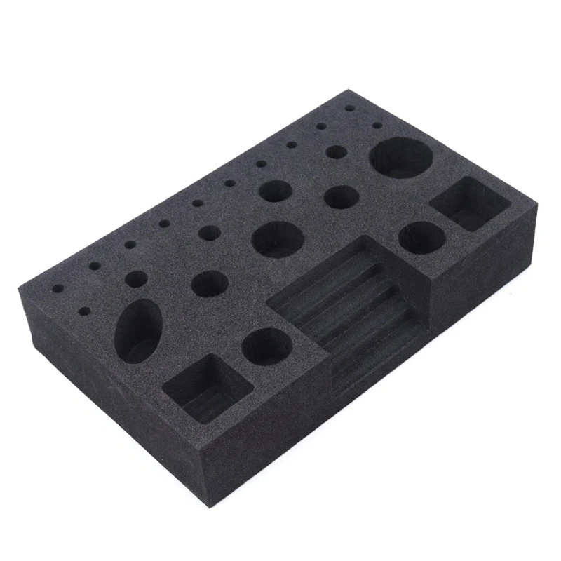 

Black Diy Eva Foam Fly Fishing Tying Tools Station (Without Tools) Useful Fly Accessories Fishing Tool Organizer 10X6.1X1.9 Inch