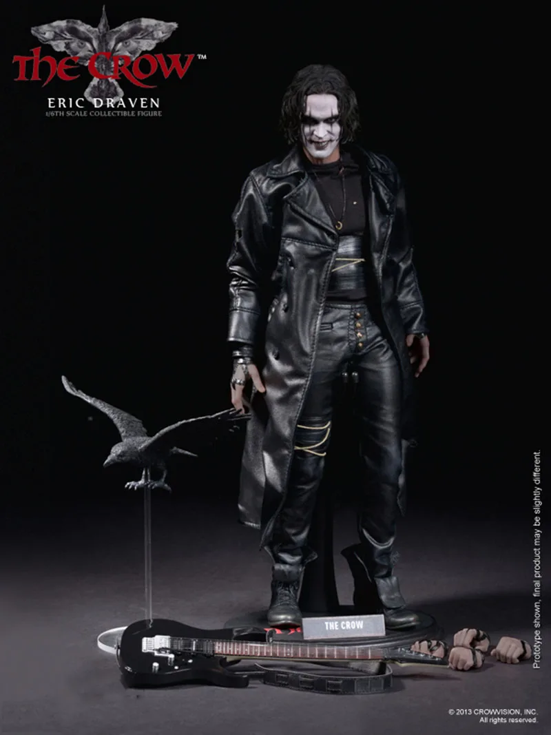 

New MMS210 The Crow 1/6 Full Set Hot Toys Eric Draven Action Figure Toy Doll Toys Gift Boxed Model for Fans Collection Gifts