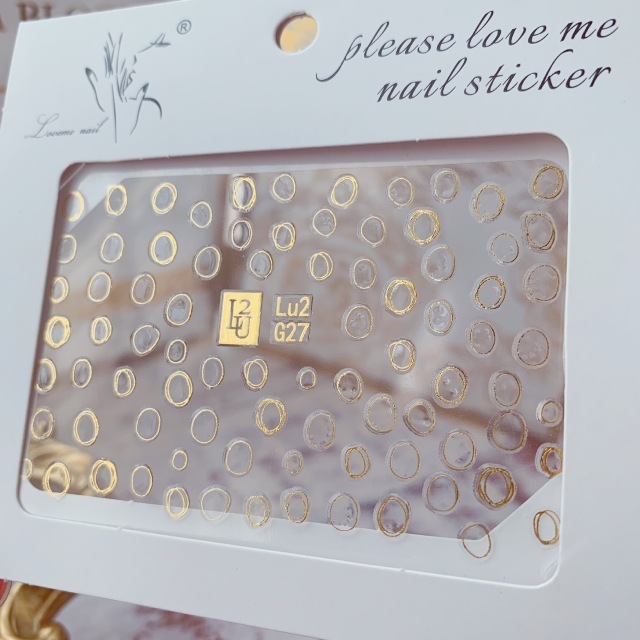 Nail Sticker Decal Patch Bronzing Letter Sticker Light Golden Alphabet Flowers Design for Nail Tattoo LU2 G001-G029