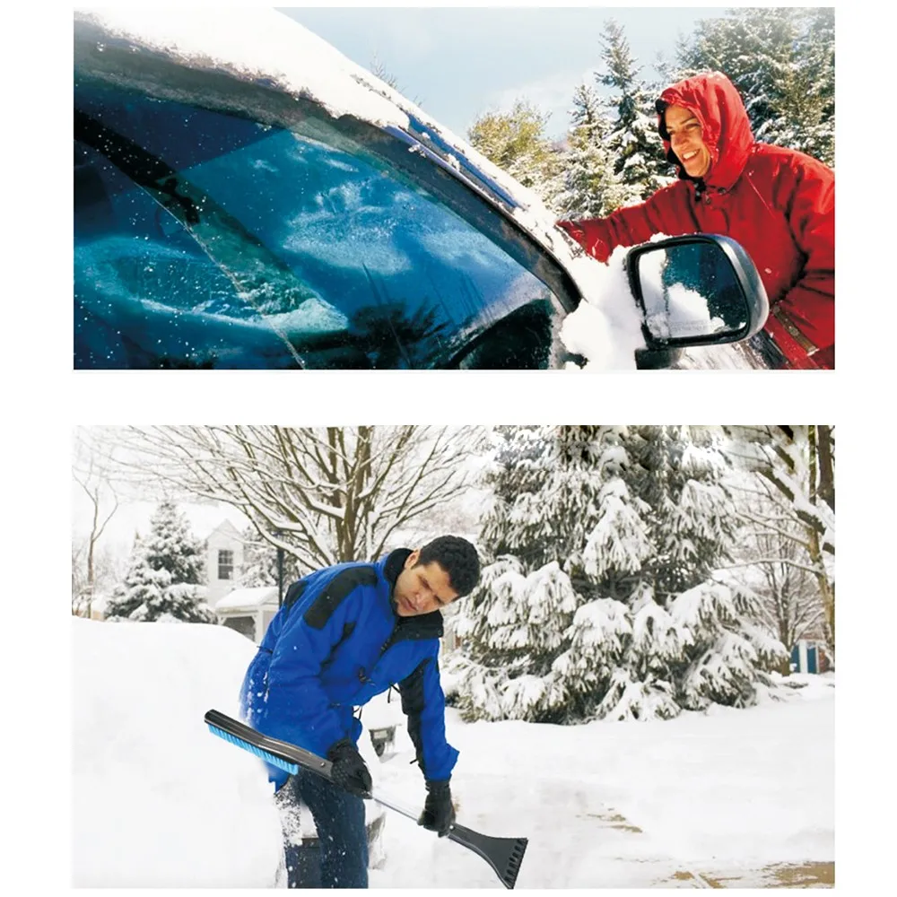 Автомобильная лопата для снега, зимний автомобильный скребок для снега, щетка для снега, щетка для удаления, зимний инструмент, новинка, Прямая поставка 2,0