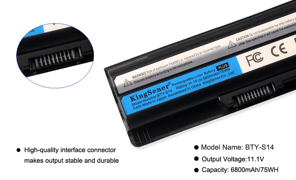 Kingsener-bateria para Laptop com Função Msi Ge70 Ge60 Cr41 Cx61 Cr70 Cabeçote Cr650 Cx650 Fr400 Fr600 Fr610 Fr620 Fr700 Fx420 Fx600 Baterias p/ laptop - Imagem 5