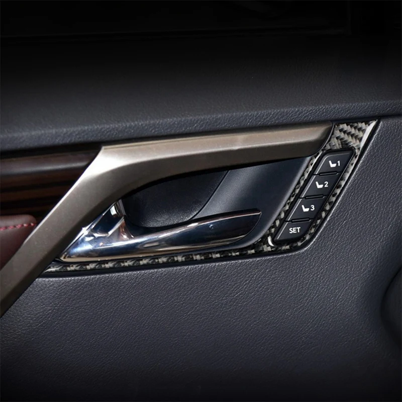 Внутренняя Передняя дверная ручка из углеродного волокна для Lexus RX300 200T 450H-19