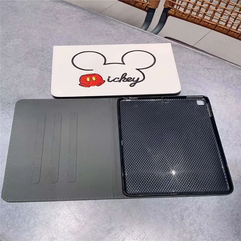Чехол для iPad 10 2 2019 новый планшет с вышивкой мультяшный Стенд смарт чехол 7го