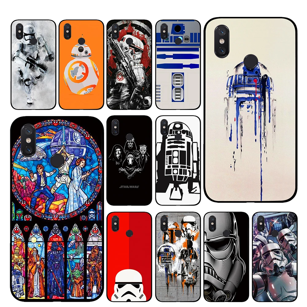 

Star Wars TPU Phone cases for Xiaomi Redmi GO 4 5 6 7 Pro 4A 4X 5A 5Plus 6A Back cover