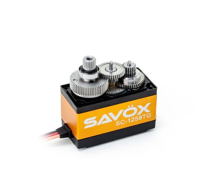 SAVOX SC-1258TG с высоким крутящим моментом титановый передаточный механизм Servo 1258 0,08 S/12 кг для 1/10 1/8 Багги Monster truck Crawler Scale Truggy