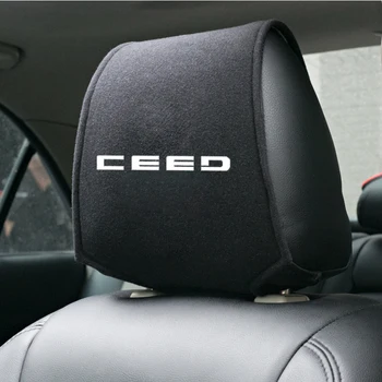 

1pcs car headrest cover auto case for KIA ceed rio sportage kia cerato soul sorento k2 k5 flip Car Seat Cover