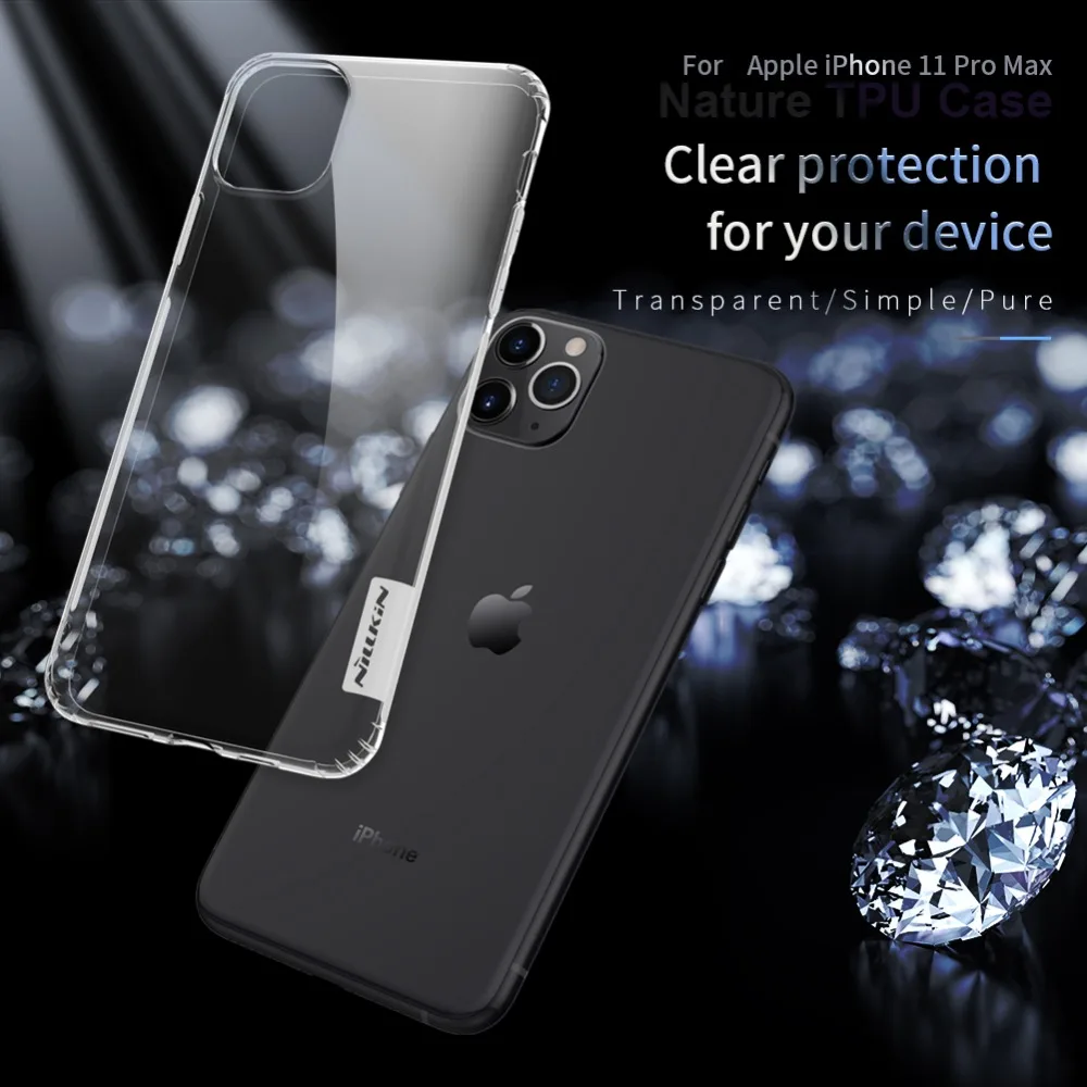 mous phone case Cho Iphone 11 Pro Max X XR XS Max Ốp Lưng Nillkin TPU Slim Ốp Lưng Điện Thoại Ốp Lưng Silicon Dành Cho iPhone SE 2020 8 7 6 6 S Plus Ốp Lưng otterbox cases