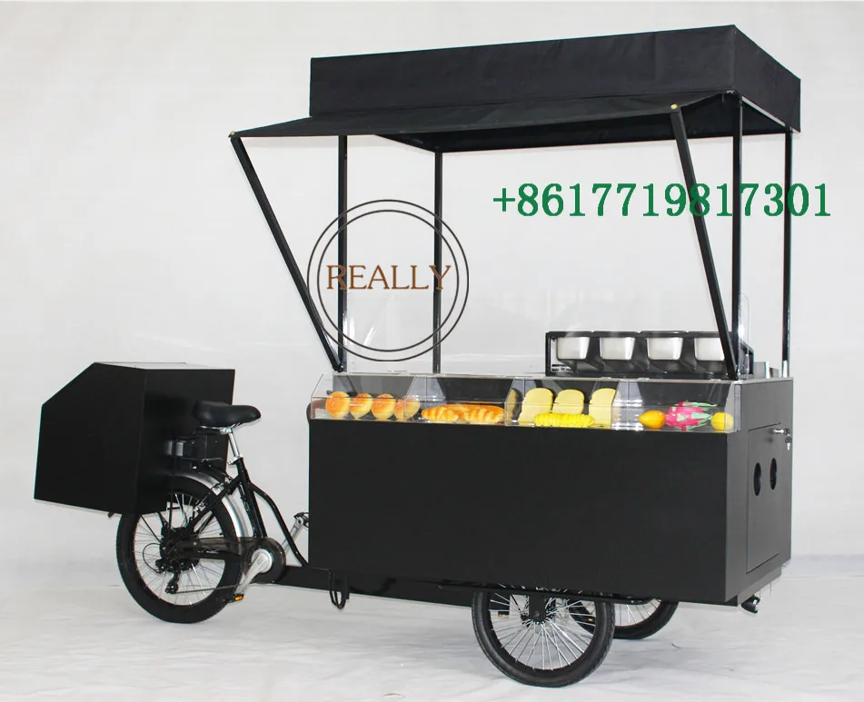 Triciclo de comida con refrigerador perritos calientes, bicicleta eléctrica móvil multifunción, para gran oferta|juicer smoothie|juicerjuicer pulp - AliExpress