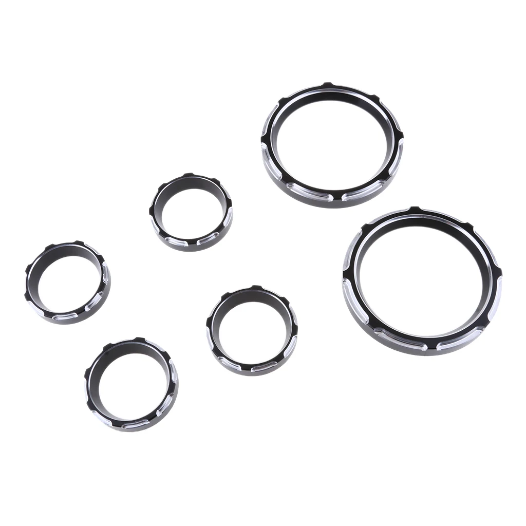 Heavy Duty Instrument Board Gauge Bezel Kit for Harley Electra Glide