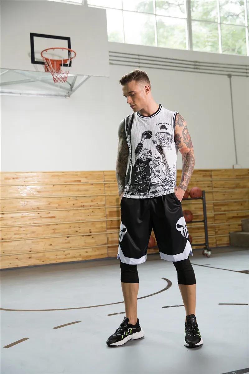 3 шт. баскетбольные майки без рукавов с шортами, дышащий спортивный комплект, топы для бега на открытом воздухе, тренировочный комплект спортивной одежды