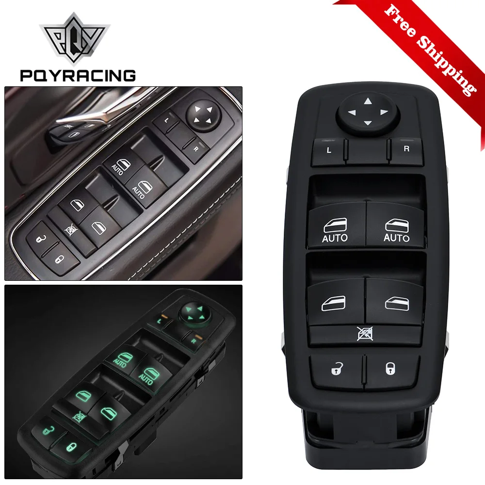 

PQY - Power Master Window Switch 9+3 Pins Front Left Driver Side For 09-12 Dodge Ram 1500 2500 3500 PQY-KG01