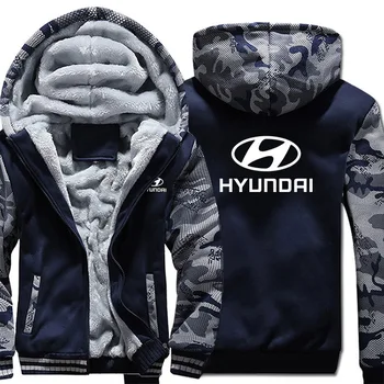 

new Size S-5XL 2019 new hyundai Hoodies Jacket Winter Mans Unisex Casual Wool Liner Fleece Man Coat Sweatshirts Pullover