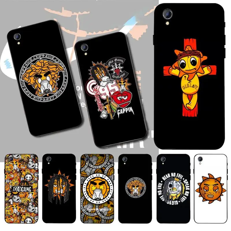 Чехол CUTEWANAN Glo Gang And Chief Keef DIY украшенный блестками для Vivo Y91c Y17 Y51 Y67 Y55 Y93 Y81S Y19 Y7S |