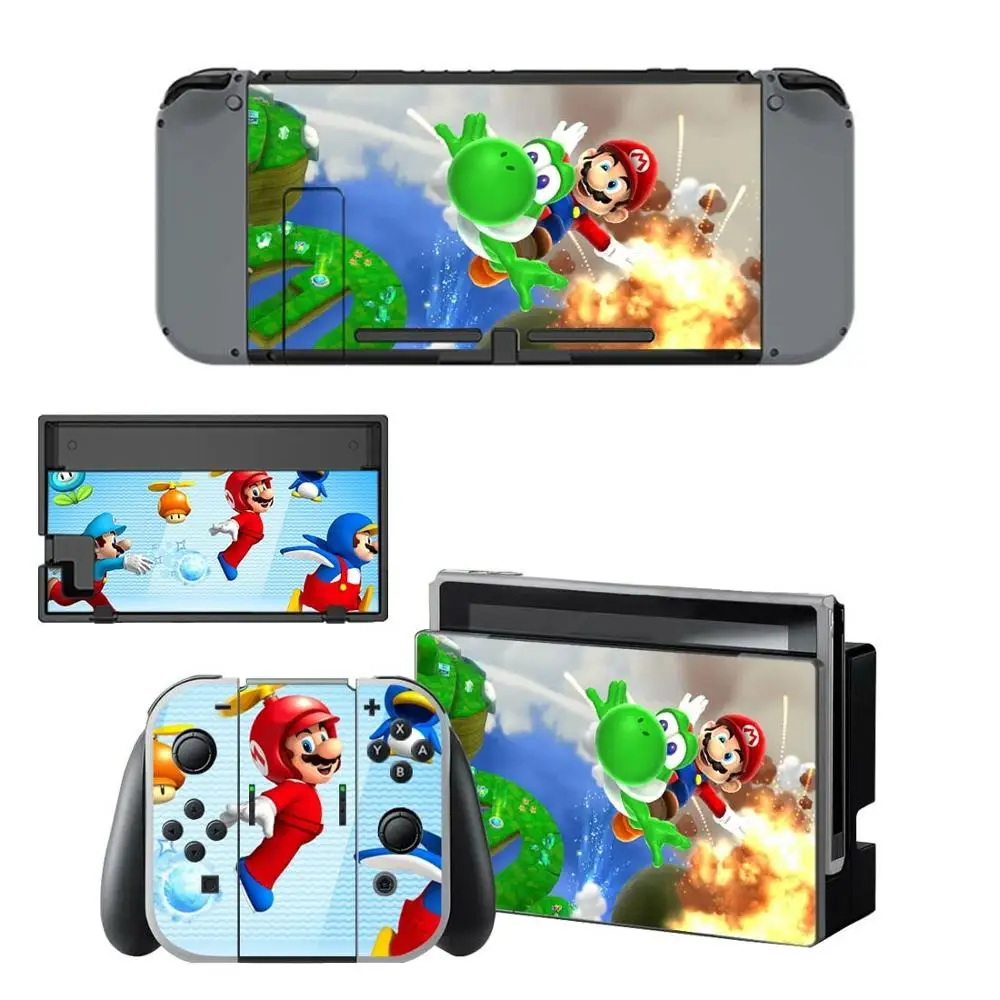 YSNS0420 Наклейки Super Mario nintendo switch для nintendo Switch консоль Joy-con контроллер док-станция скины виниловые - Цвет: YSNS0420