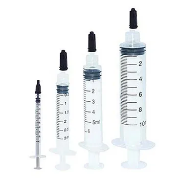 

Dispensing Syringes 1ml 3ml 5ml 10ml Plastic with Tip Cap Pack of 100