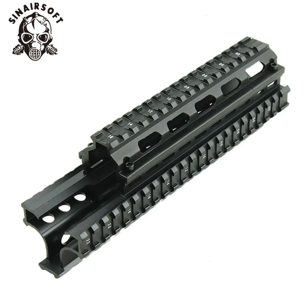 Sinairsoft AKs Saiga 7,62x39 Tactical Quad Rail с 8 шт рельсовыми крышками