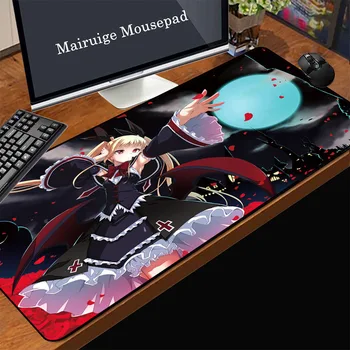 

Yuzuoan Anime Game Computer Mouse Pad Japanese Cartoon Girl Natural Rubber Waterproof Sliding Home Laptop Desk Mat