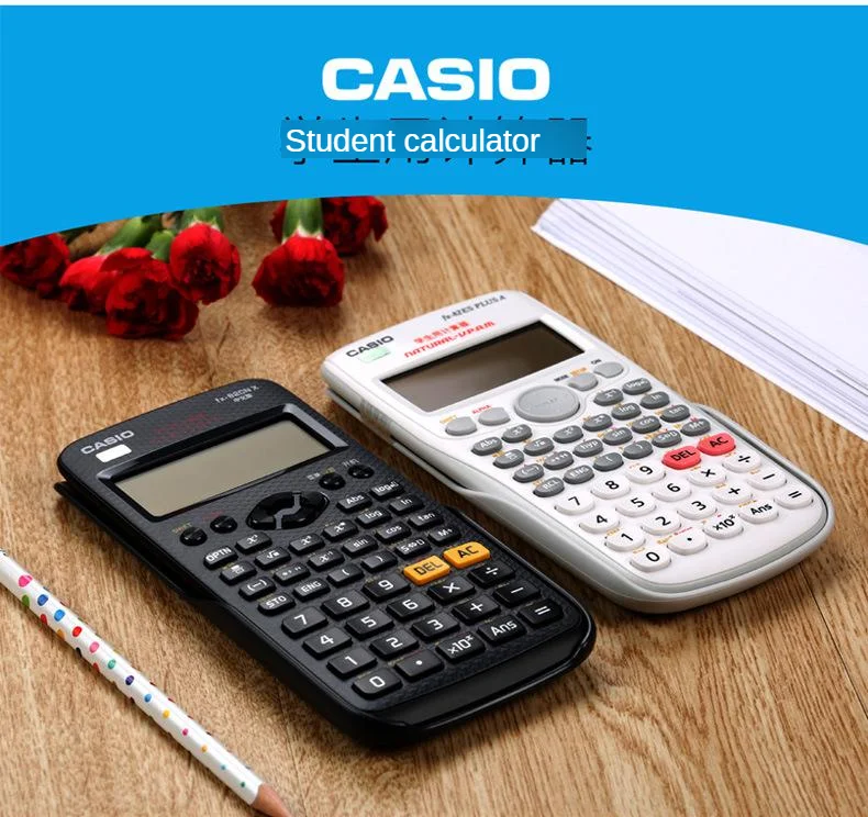Оптическими зумом Casio FX-82ES Плюс Научный Функция студенческий калькулятор для Примечание будет Тесты калькулятор