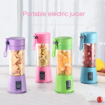 

Juicer Cup Blender Electric Multi-Functional Portable Mixer Mini Maker Charging Six Blades in 3D Smoothie Machine Fast N