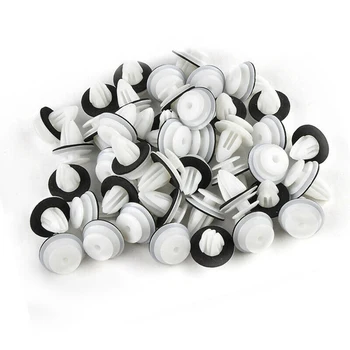 

100* Plastic Trunk Screw Rivets Set Car Bumper Fender For Auto Fastener Clips