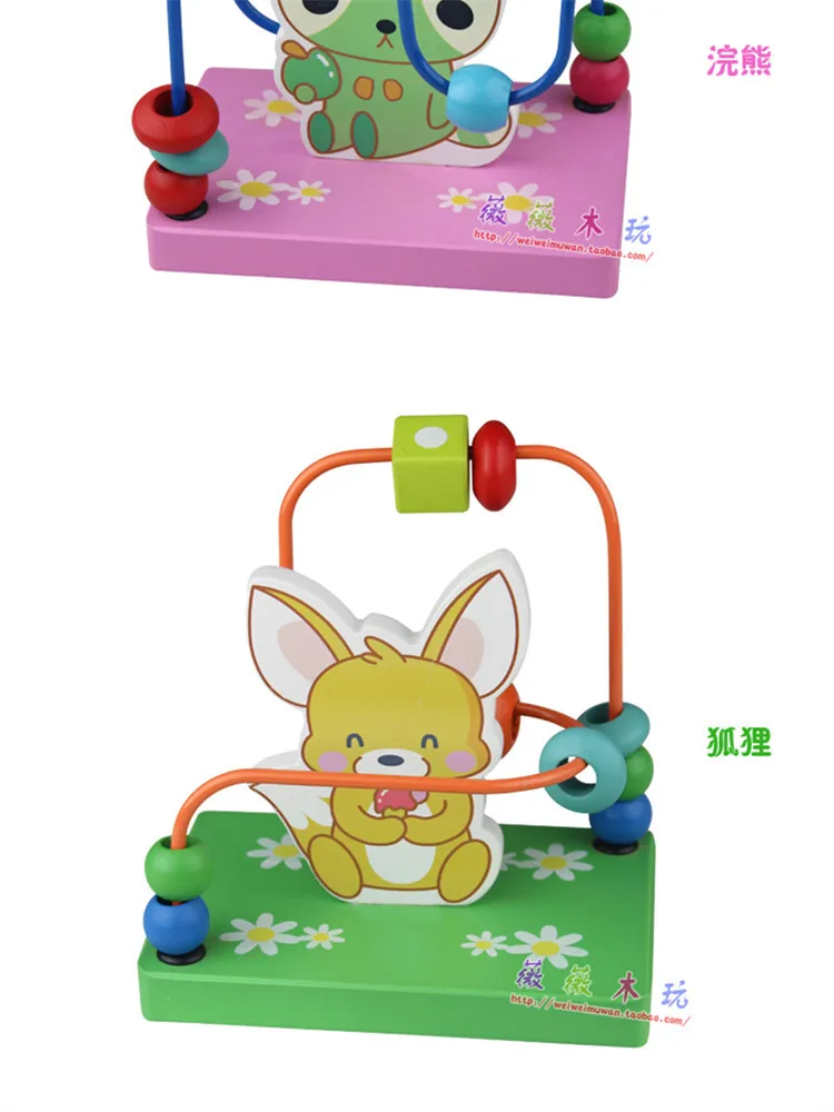 Weiwei деревянная игрушка для игр, цветная мини-игрушка для детей 2-3-4 лет, развивающая игрушка для детей раннего возраста