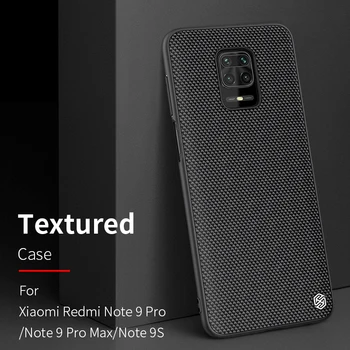 

case for Xiaomi redmi note 8/ note 9 Pro cover NILLKIN Textured Nylon fiber case back cover For redmi note 8 durable non-slip