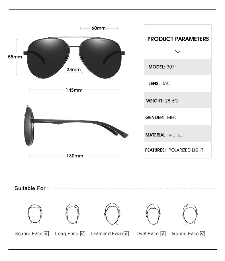 Ретро очки для вождения мужские брендовые дизайнерские мужские s поляризованные солнцезащитные очки Металлические оттенки высокое качество очки UV400 Gafas De Sol Hombre
