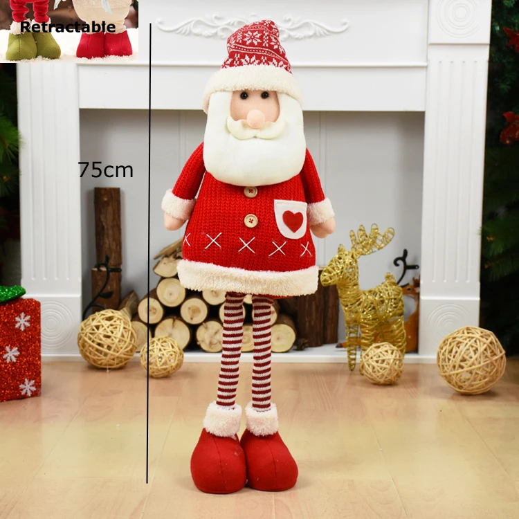 Santa Claus SDZS208 Милый Рождественский ангел, рождественские фигурки, натальная кукла, рождественские украшения для дома, рождественские праздничные вечерние украшения для дома - Цвет: Santa Claus SDZS208