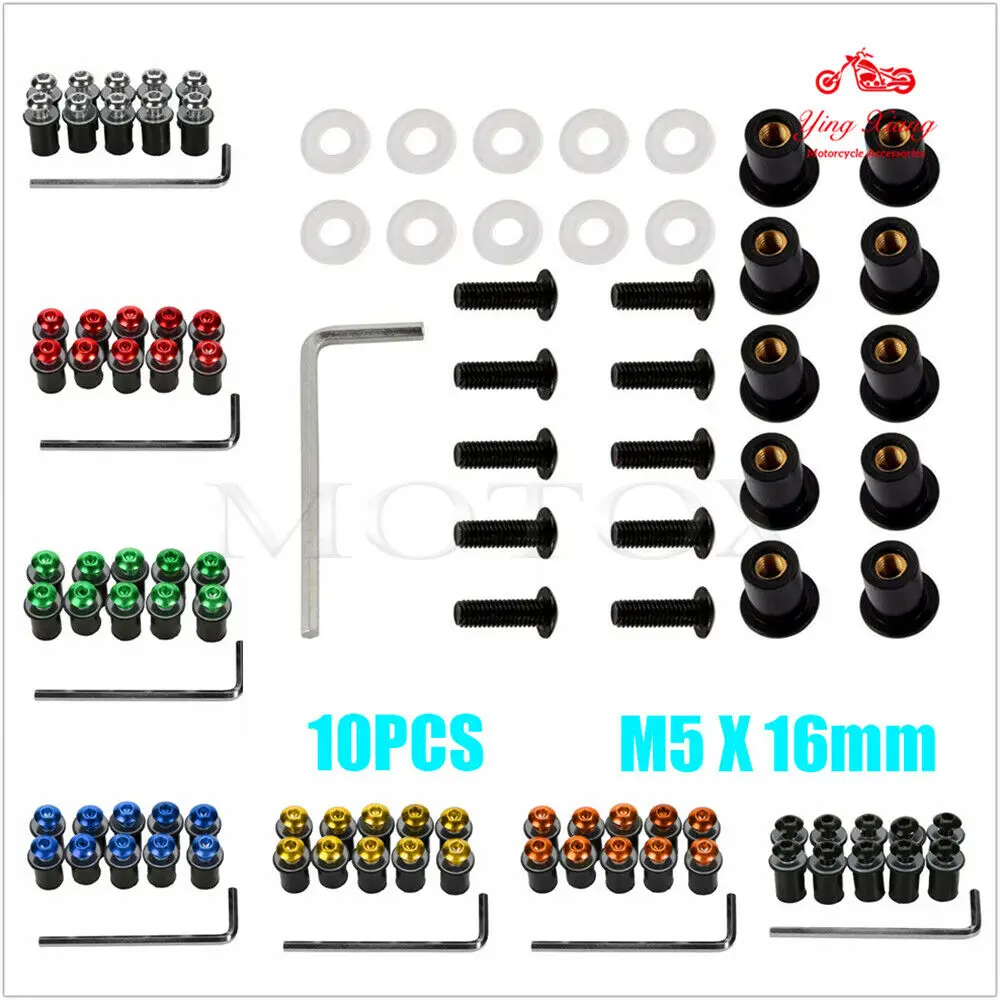 

Windscreen Windshield Bolts Screws Kit Fit For Honda ST1100 XL1000V VARADERO