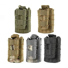 Molle тактический Открытый Топ двухэтажные подсумок под магазин картридж клип магазин для патронов чехол для фонарика сумка для охотничьих аксессуаров