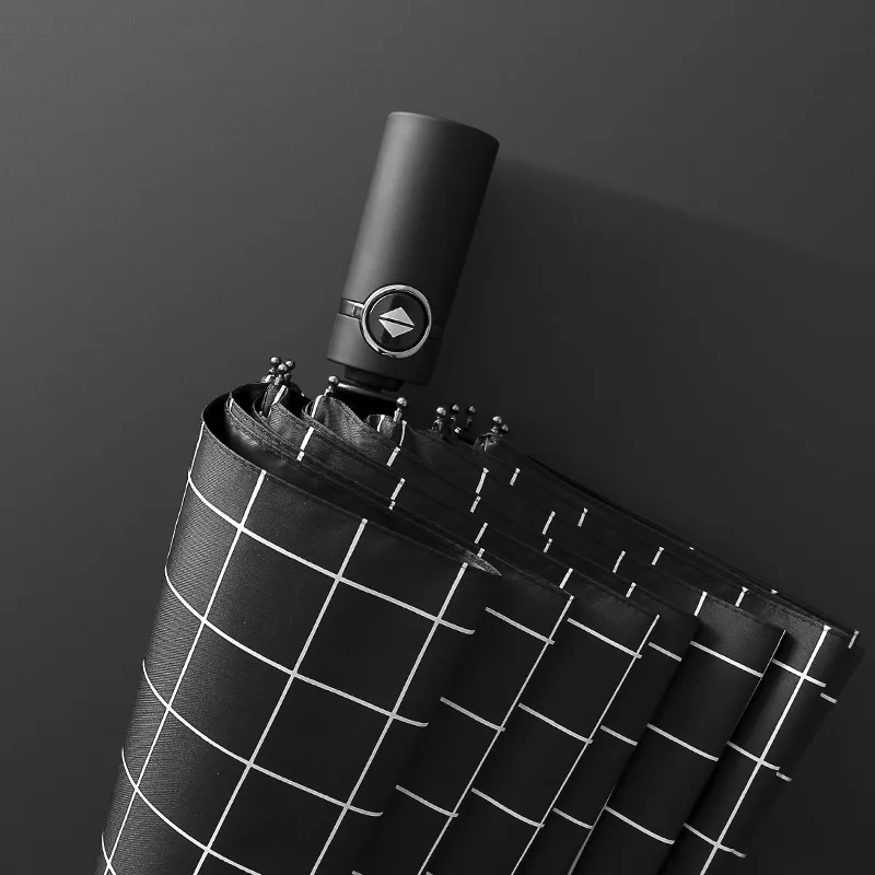 10 ossos automático guarda-chuva chuva uv guarda-chuva