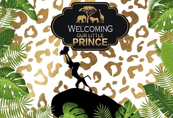 

Welcome little prince Photography Background newborn children Party Photocall Photo Shoot Backdrop
