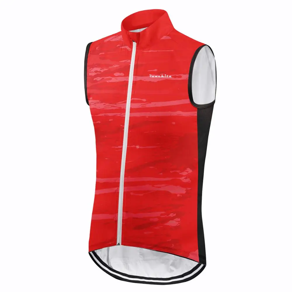 2020 Runchita Windproof Cycling Vest Sleeveless MTB Bike Wear Vest