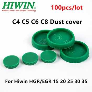 

100pcs HIWIN Linear Motion Rail Guide Dust Cover C4 C5 C6 C8 Plastic Green Caps Protector HGR15 HGR20 HGR25 HGR30 HGR35 EGR15