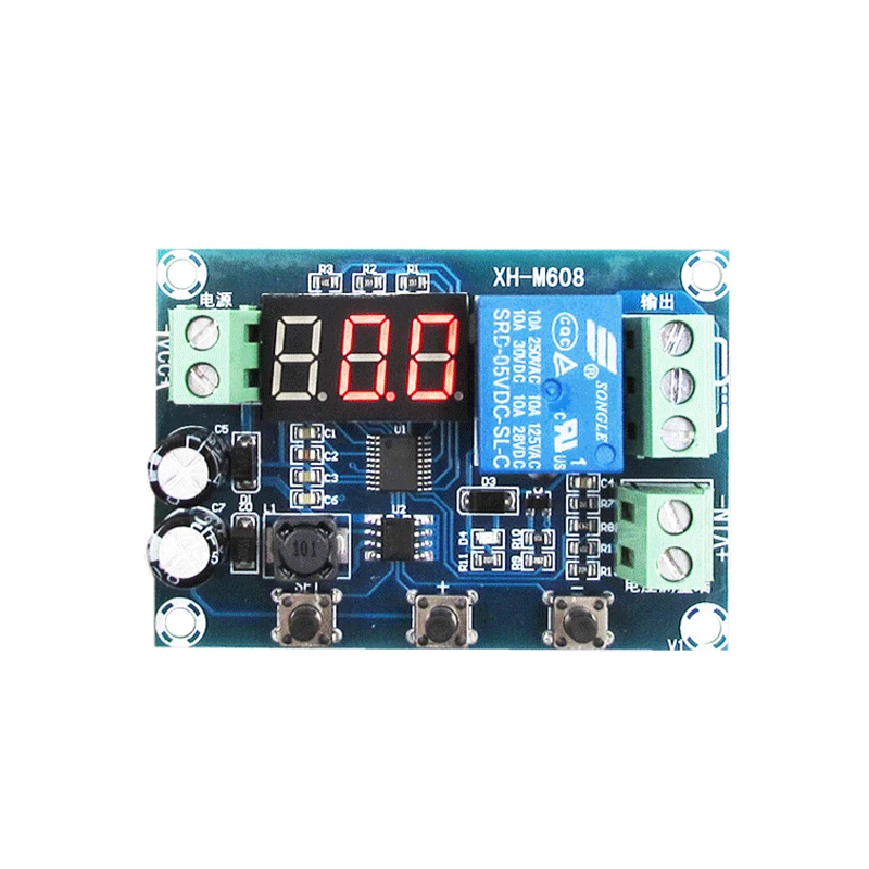 

DC6-40V Battery Charge Discharge Module Voltmeter Undervoltage Overvoltage Protection Timing Discharge Board Integrated Circuit
