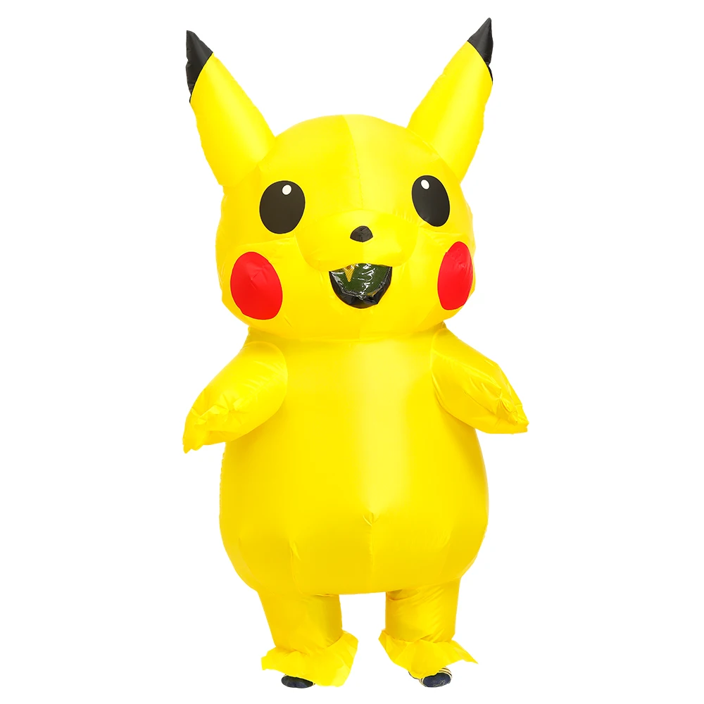 Tanie Nadmuchiwane Pikachu kostiumy Cosplay Pokemon kostium maskotka dla dzieci dorośli Party boże narodzenie kostium na halloween dla kobiet mężczyzn