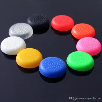 

TPU Thumbstick Thumb stick Grip Cap Joystick Cover Case Cap for PS4 Controller 9 Colors option 10Pcs