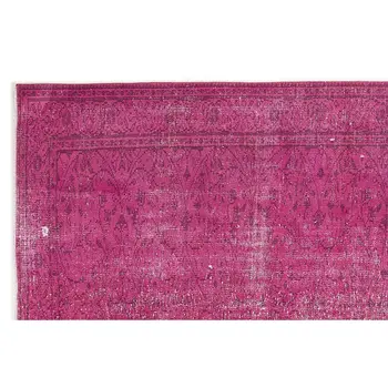 

Handmade Fuchsia Vintage Overdyed Turkish Area Rug 175x252 Cm-5'9''X8'3''