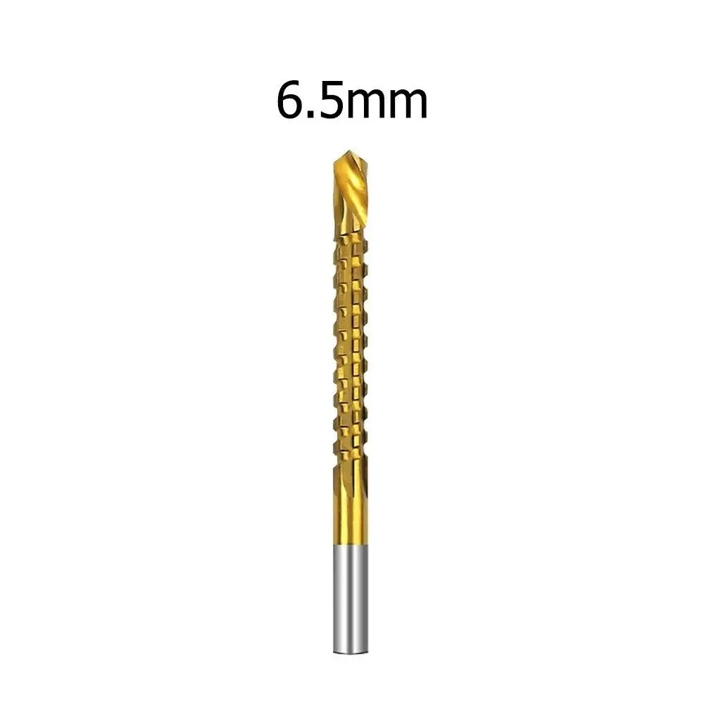 Titanbeschichtetes Bohrer-Set, 3/4/5/6/6,5/8 mm, Spiralschraube, metrischer Verbund-Gewindebohrer, Spiralbohrer zum Schneiden und Bohren – Detail 12