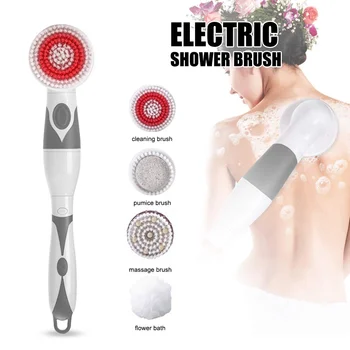 

Electric Spin Massage Shower Brush Bath SPA Cleaning Waterproof Back Scrubber HJL2019