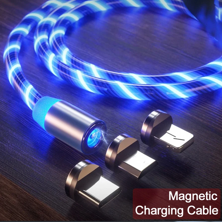 

1m Magnetic Cable & Micro USB Cable Type C Cable Nylon Braided Type-C Magnet Charger For Iphone 8 XS Max XR Samsung S10 S9 Plus