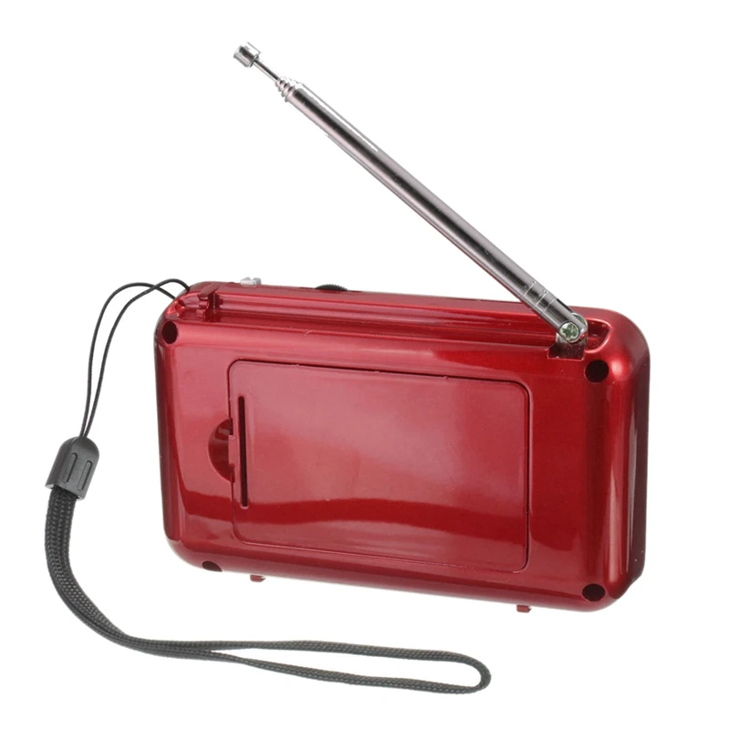 2 комплекта T508 мини портативный светодиодный светильник Стерео FM радио MP3 музыкальный плеер TF USB динамик, черный и красный