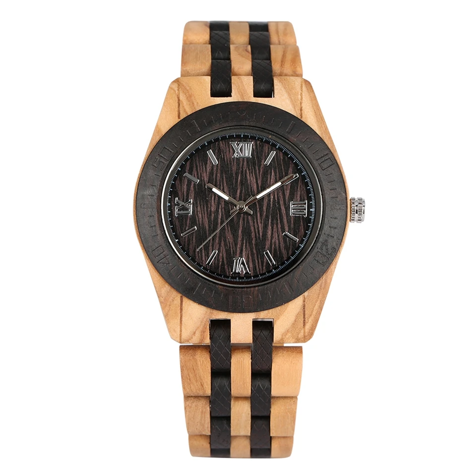 bamboo Relogio masculino деревянные часы для мужчин деревянные кварцевые часы для мужчин s лучший бренд класса люкс аналоговые часы наручные часы принимаем логотип Прямая поставка - Цвет: bamboo